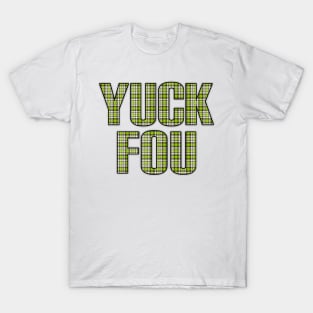 Yuck fou tartan grid T-Shirt